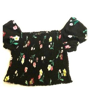 Floral crop top
